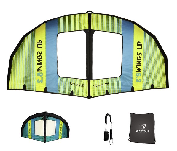 WATTSUP WING 4.2m Sail Kite Surf Foil Segel Windsegel Sup Flügel Accessories 